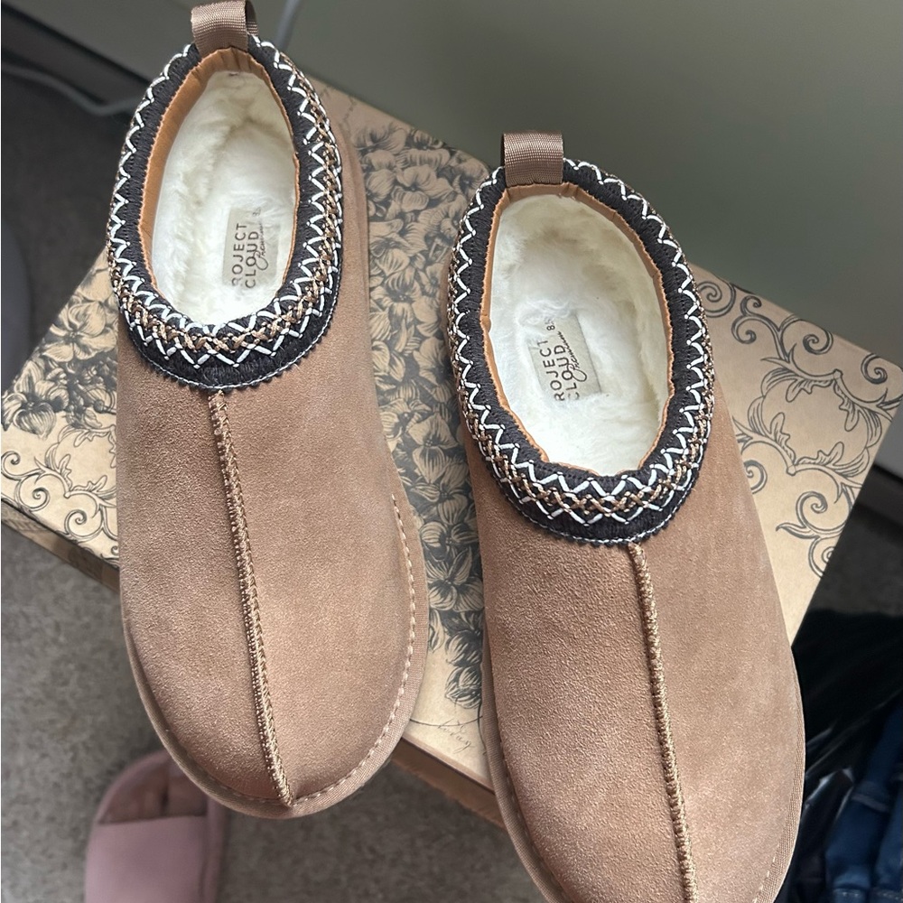 Project Cloud Brown Women's Mules